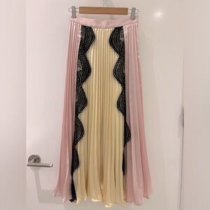 Self-Portrait feminine pleated skirt